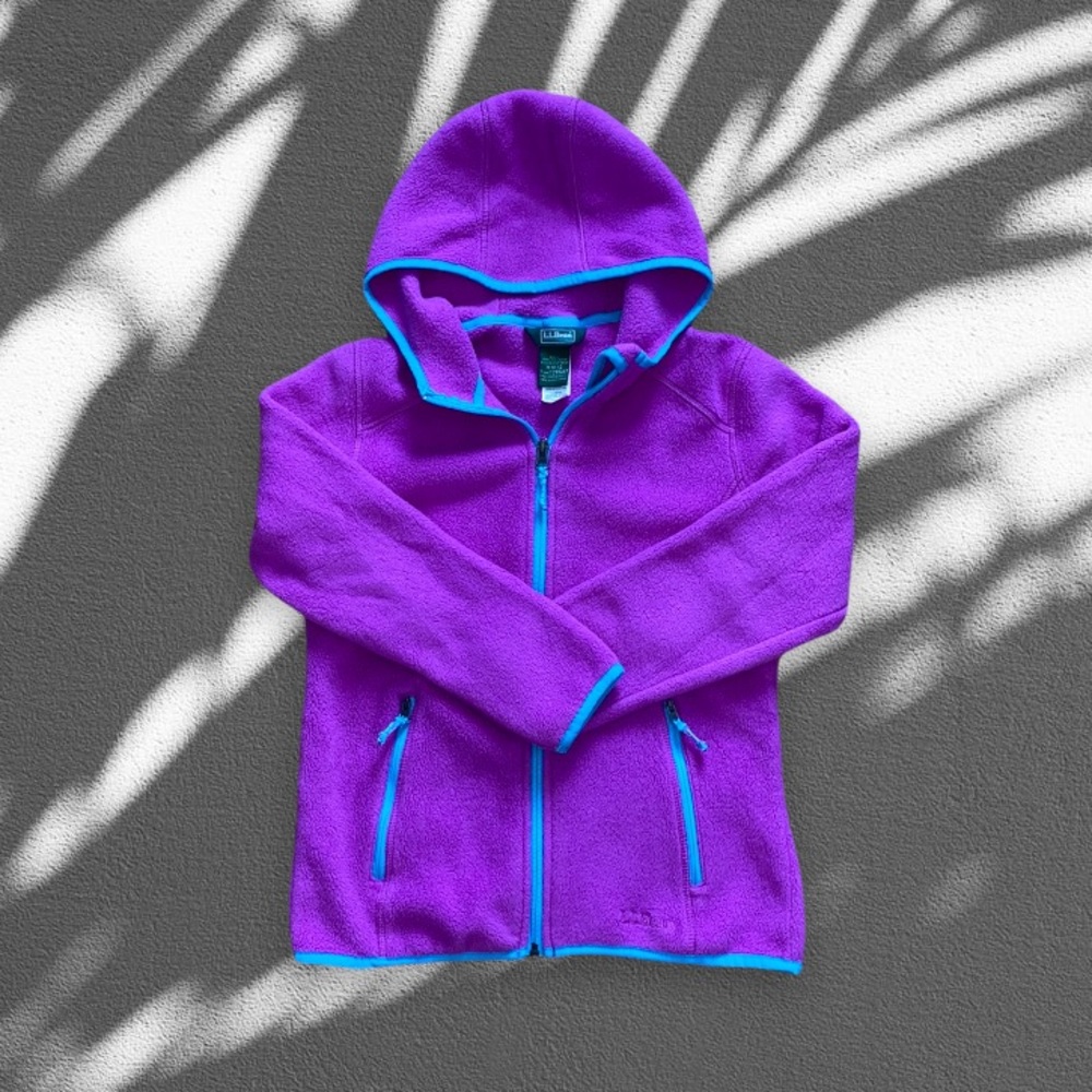 2/$30 L.L. Bean Fleece Pink Hoodie Full Zip